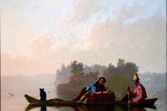 758 Fur Traders Descending the Missouri - George Caleb Bingham 1845 - American Wing New York Metropolitan Museum of Art.jpg